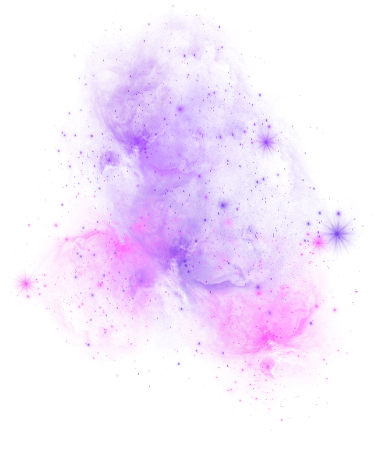 Purple & Violet Space Galaxy Overlay Background